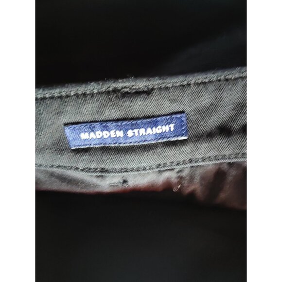 Chaps Madden Straight Leg Mid Rise Black Lightweight Jeans 12 - Picture 5 of 8